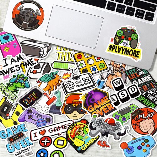 Waproof Laptop Stickers for Kids Toys Graffiti Cute Sticker