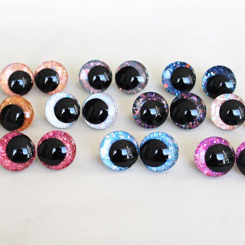 10pcs 12mm 14mm 16mm 18mm 20mm 25mm 30mm   Cartoon 3D glitte