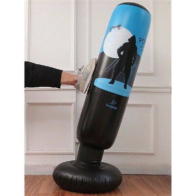 Inflatable Punching Bag Freestanding Boxing Bag with