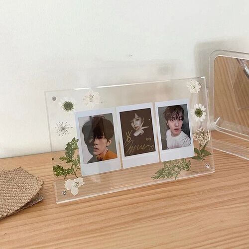 Acrylic Photo Frame Transparent Magnetic Picture Frame Kpop