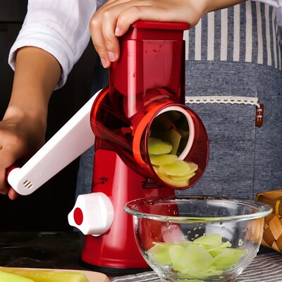 Multi Manual Slicer Vegetable Fruit Cutter Round Mandoline C