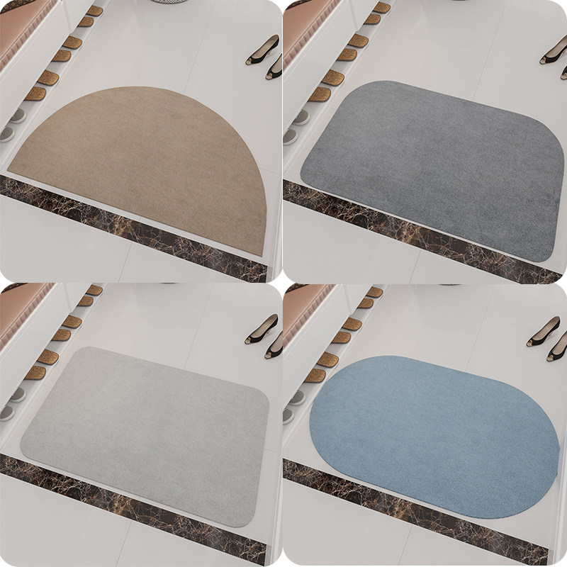 超薄天然橡胶入户门垫吸尘机洗裁剪定制地毯纯色半圆进门防滑地垫,居家布艺,家用脚垫,淘宝优惠券,粉丝福利购,淘宝优惠卷
