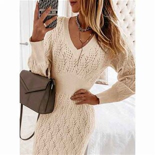 knitted sweater for Warm autumn sleeved new womens long