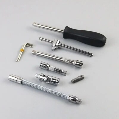 New 46-piece car repair tool kit 1/4 inch socket set car rep