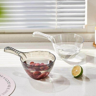 Unbreakable Deep and Thick Long-Handle Large Creative Transp