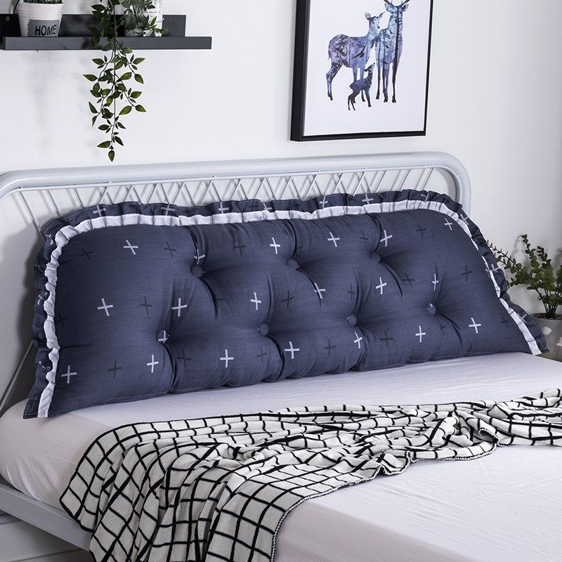 韩版全棉床头大靠垫软包可拆洗床上全棉大靠背沙发长靠枕床靠枕,居家布艺,靠垫/抱枕,淘宝优惠券,粉丝福利购,淘宝优惠卷