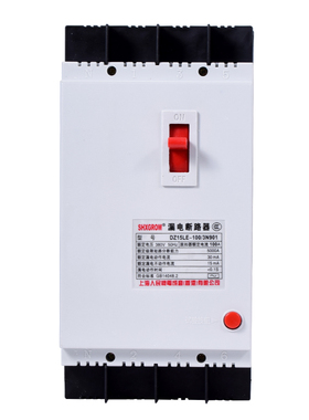 漏电断路器DZ15LE-100/901 2P3PP  3V3100空气开关
