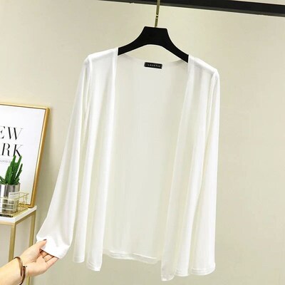Solid Color Modal Female Outerwear Short Sweaters Lady Casua