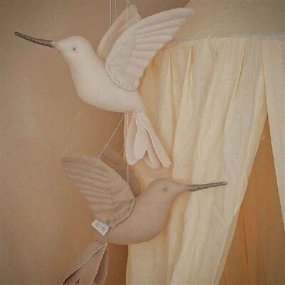 Kids Room Decoration Plush Stuffed Animal Heads Wall Mount