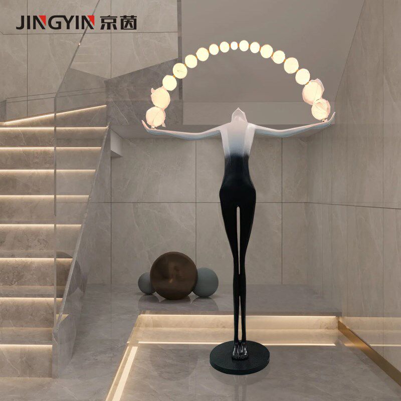 现代雕塑艺术品样板房装饰售楼部酒店大堂抽象迎宾人物落地大摆件,家居饰品,落地摆件,淘宝优惠券,粉丝福利购,淘宝优惠卷