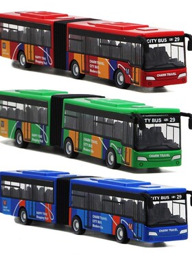 1:64 Alloy Bus Model Vehicles City Express Bus Double Buses