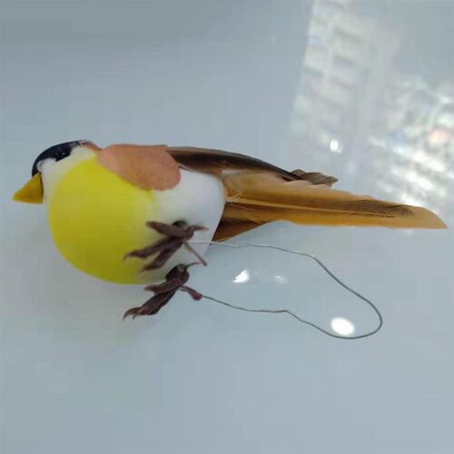 6 X Artificial Birds Fake Foam Animal Simulation Feather Bir