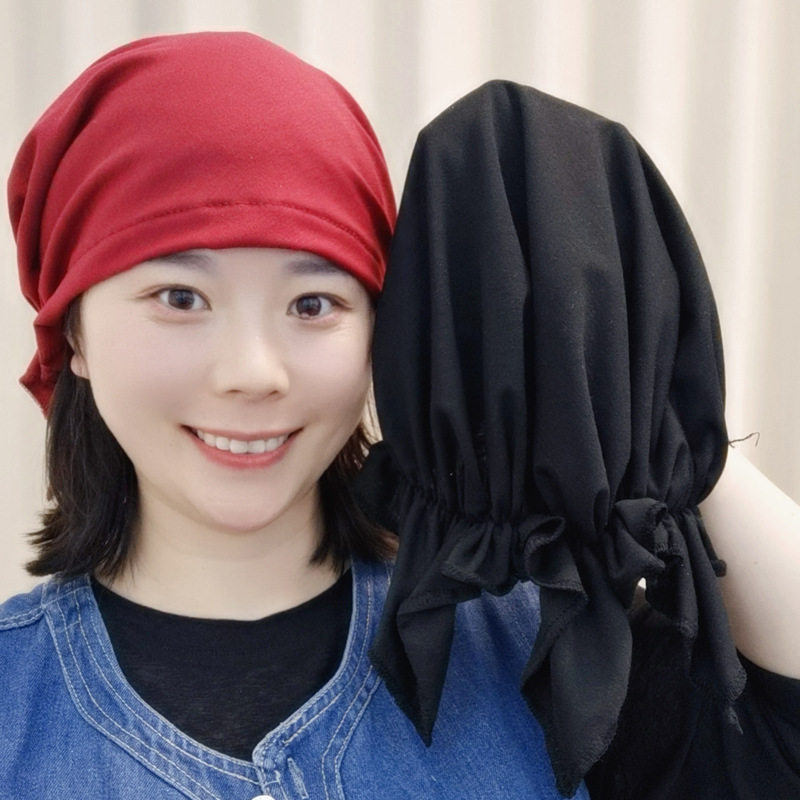 时尚包头帽女纯色飘带帽子柔软洋气遮白发爆款外贸海盗帽,服饰配件/皮带/帽子/围巾,防晒帽,淘宝优惠券,粉丝福利购,淘宝优惠卷