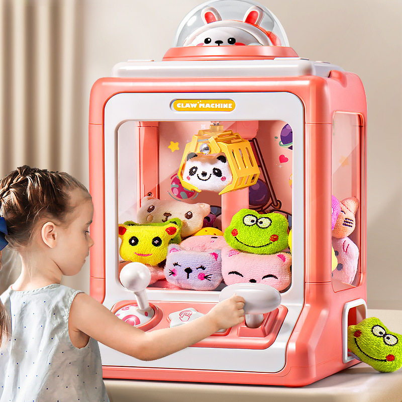 小兔子儿童抓娃娃机夹公仔机小型声光男女孩玩具礼物趣味益智,玩具/童车/益智/积木/模型,智能公仔/娃娃,淘宝优惠券,粉丝福利购,淘宝优惠卷