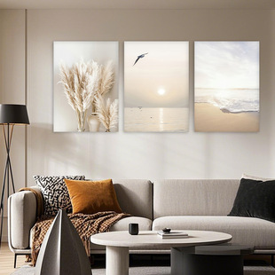 客厅装饰画油画布画芯客厅高级感挂画自定义海报