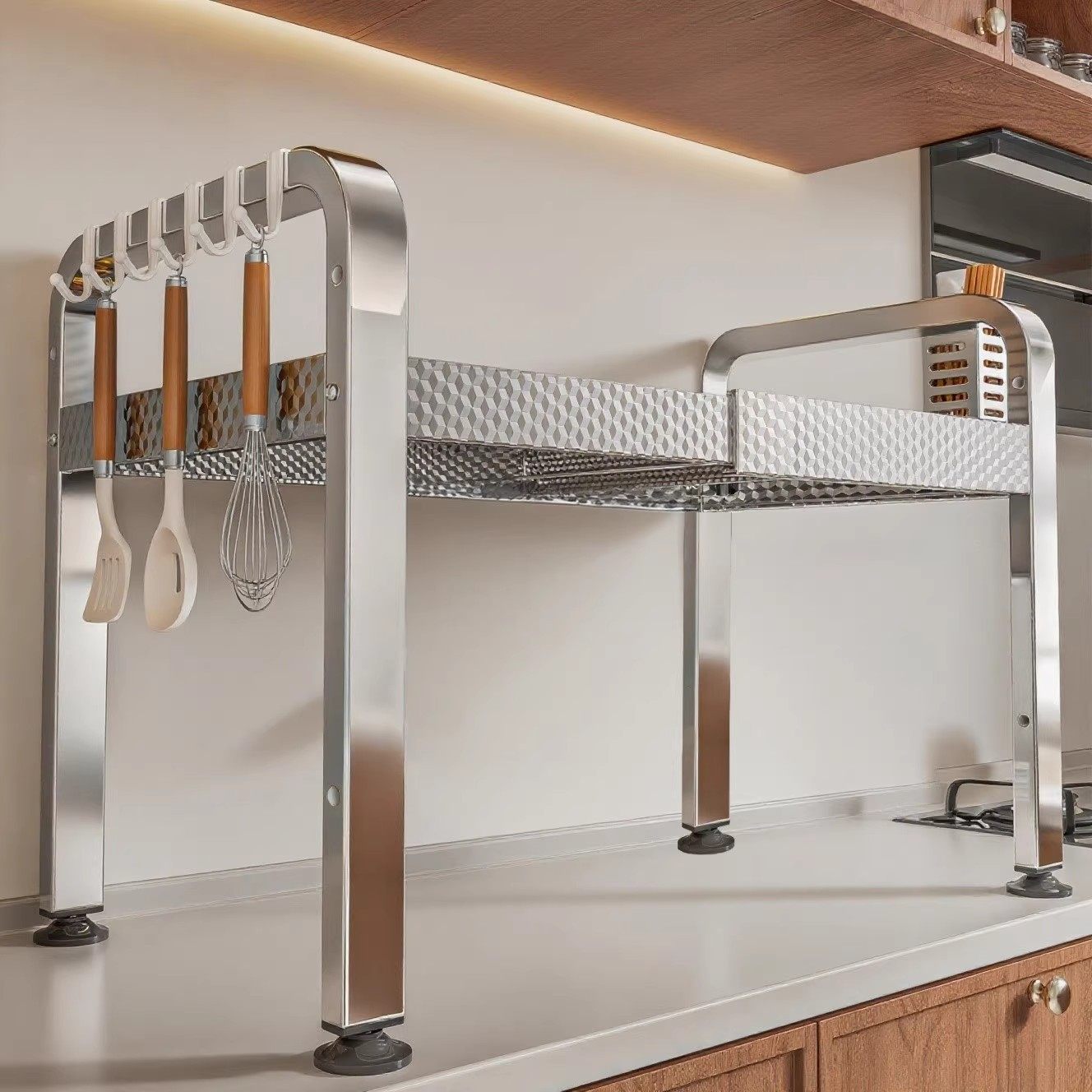 厨房微波炉架子置物架多功能支架多层家用烤箱台面电饭煲收纳架子,厨房/烹饪用具,微波炉置物架,淘宝优惠券,粉丝福利购,淘宝优惠卷