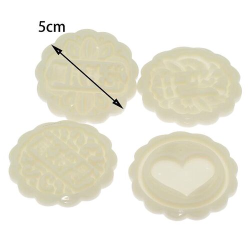 Hand-Pressure Round Mooncake  Moon Cake Mold Cookie Mould
