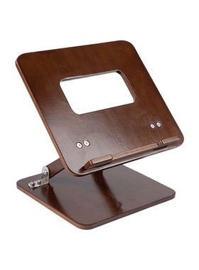 楠竹支架笔记本电脑托架悬空折叠升降式站立增高mcbook散热底座