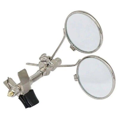 1PC Diameter 25mm Monocular Magnifier 10X Double Lenses