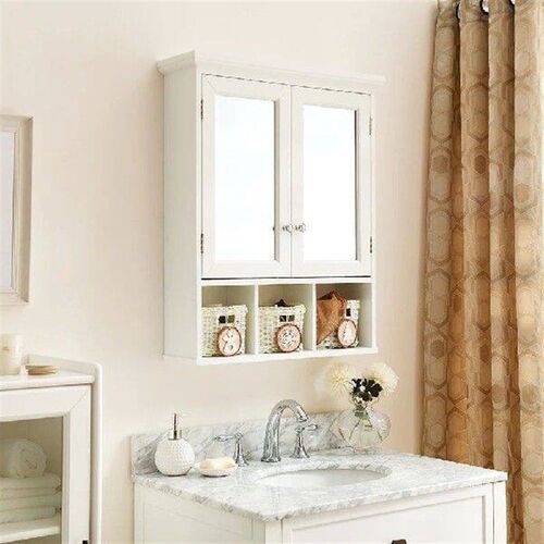 US STOCK Bathroom Wall Mounted Cabinet With 2 Adjustable