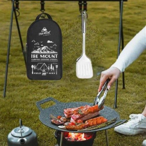 Camping Cookware Set Camp Kitchen Travel Utensils 9pcs