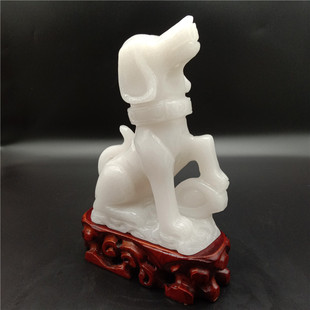 白玉十二生肖摆件鼠牛虎兔龙蛇马羊猴鸡狗猪客厅办公室装饰工艺品