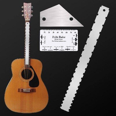 Guitar Fret Leveling Ruler Stainless Steel Guitar