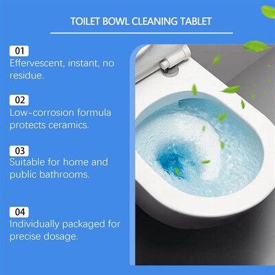 JUE FISH Toilet Cleaning Tablets - Effectively cleans toilet