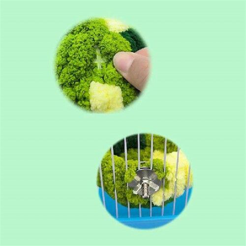 Bird Hanging Nest Parrot Soft Bed Winter Plush Birdhouse
