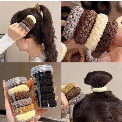 High Ponytail Hair Ties for Women - Premium Quality, Highly