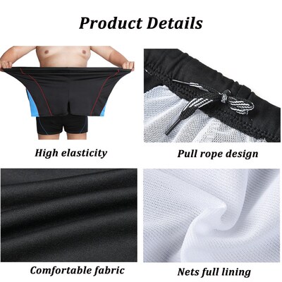 2023 Big Size Swimming Trunks Quick Drying Men Summer Swimsu
