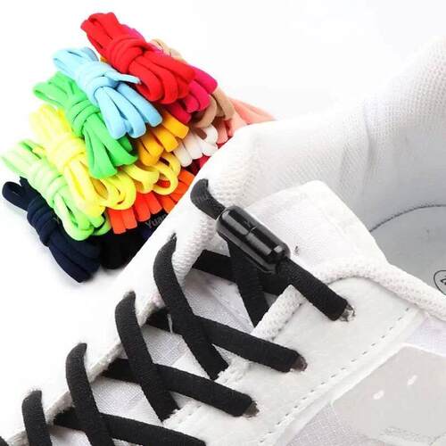 No Tie Shoelaces Semicircle Elastic Shoe Laces For Kids and
