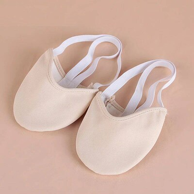 Rhythmic Gymnastics Toe Shoes Soft Half Socks Knitted Roupa