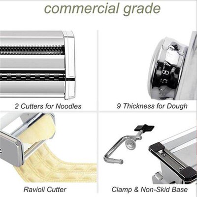 Noodle Pasta Maker Stainless Steel Nudeln Machine Lasagne Sp