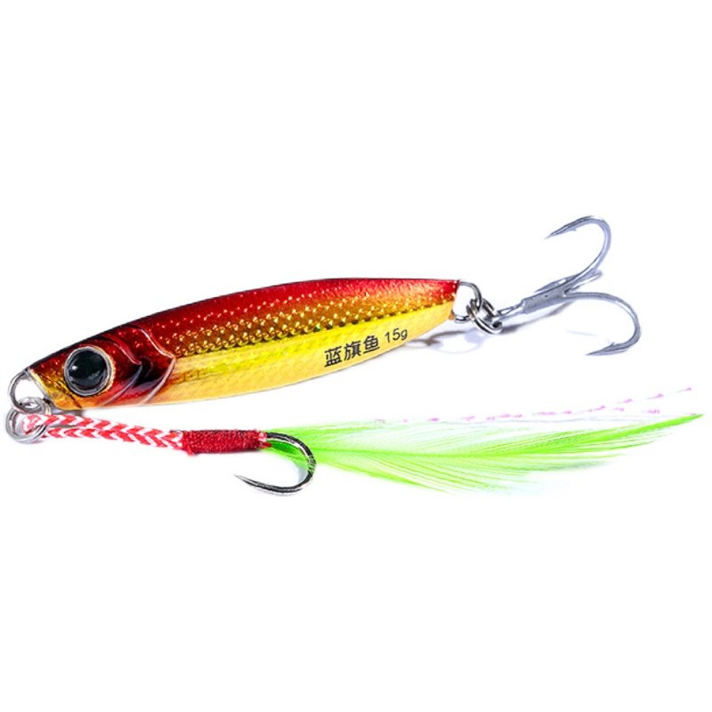 蓝旗鱼截口白鲦路亚假饵远投慢摇铁板装翘嘴专用淡海水鳜鱼海鲈,户外/登山/野营/旅行用品,路亚饵,淘宝优惠券,粉丝福利购,淘宝优惠卷