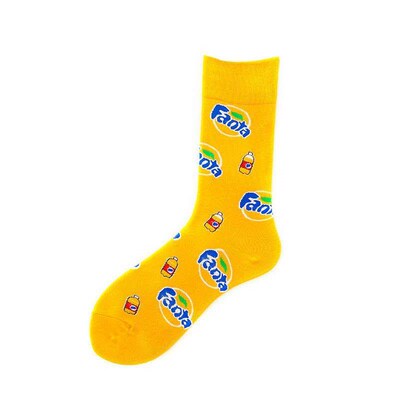 Funny Cotton Socks Women Tube Happy Sock Tide Cotton Long Sn