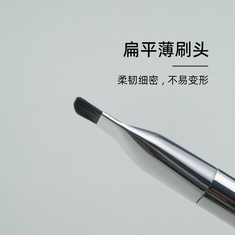 人造纤维平头化妆刷 专业多功能粉底刷 One line foundation brus