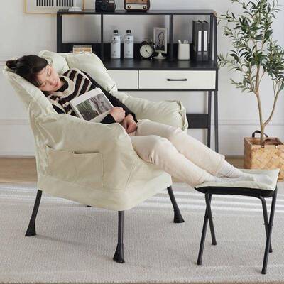 家用卧室阳TBB台休闲靠生躺椅懒沙发单人小沙发人学宿舍椅子电背