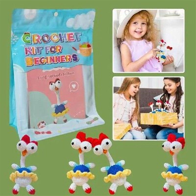 Animal Knitting Kit Animal Chicken Art Knitting Starter Set