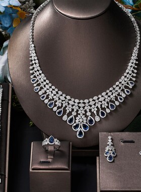 2023 Zircon Super Deluxe Tassel Water Drop Big Wedding Brida