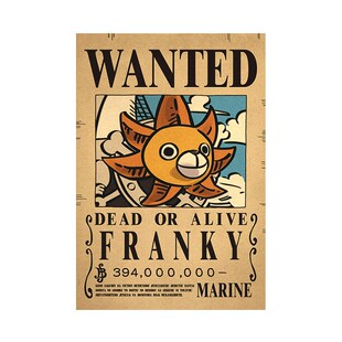 One Piece Luffy 3 Billion Bounty Wanted Posters Four Emperor