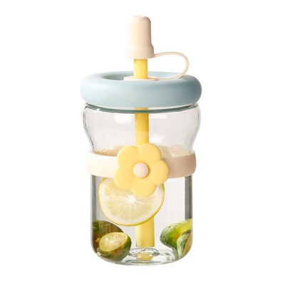 Flower Cup Internet Celebrity High-looking Glass Cup Departm