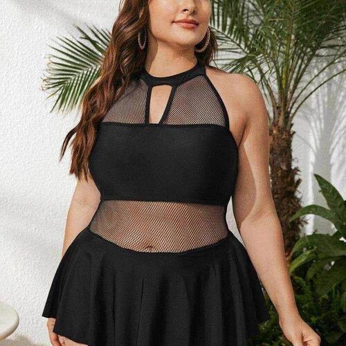 Women Swimsuit big fat Plus Size 3XL Swimwear Bikini ladies