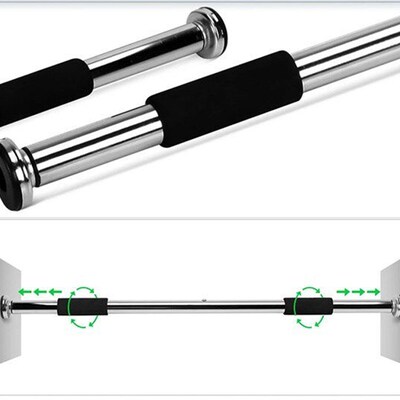 Home Door Exercise Bar Chin Pull Up Workout Training Gym Siz