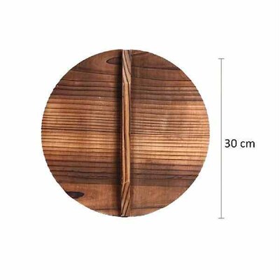 Griddles Anti Oil Splashing Cover Wooden Cooking Tool