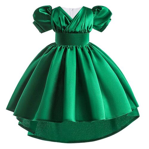 Bridesmaid of honor embroidered sequins Princess wore a pear