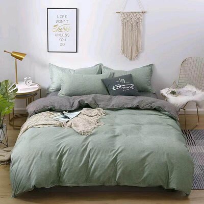 student Bed sheets set duvet cover bedding 4sets double 1.2