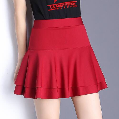 Square dance double cake skirt A-line skirt sailor dance