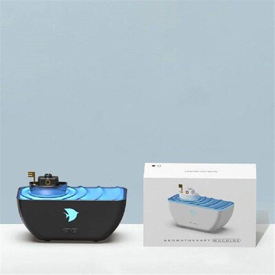 300ml Ship Shaped Essential Oil Diffuser Auto-Off Cool Mist
