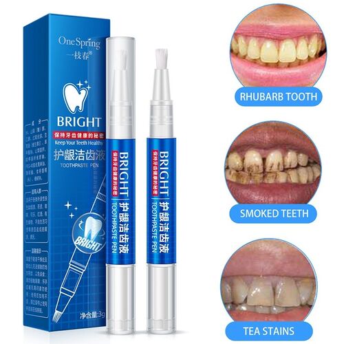Teeth Whitening Gel Remove Yellow Teeth Whitening White Pen